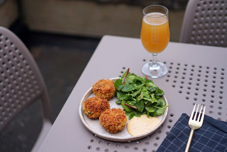 The Beer Lover's Table: Southeast Asian Crab Cakes and  Urbanaut Horopito and Kawakawa Gose