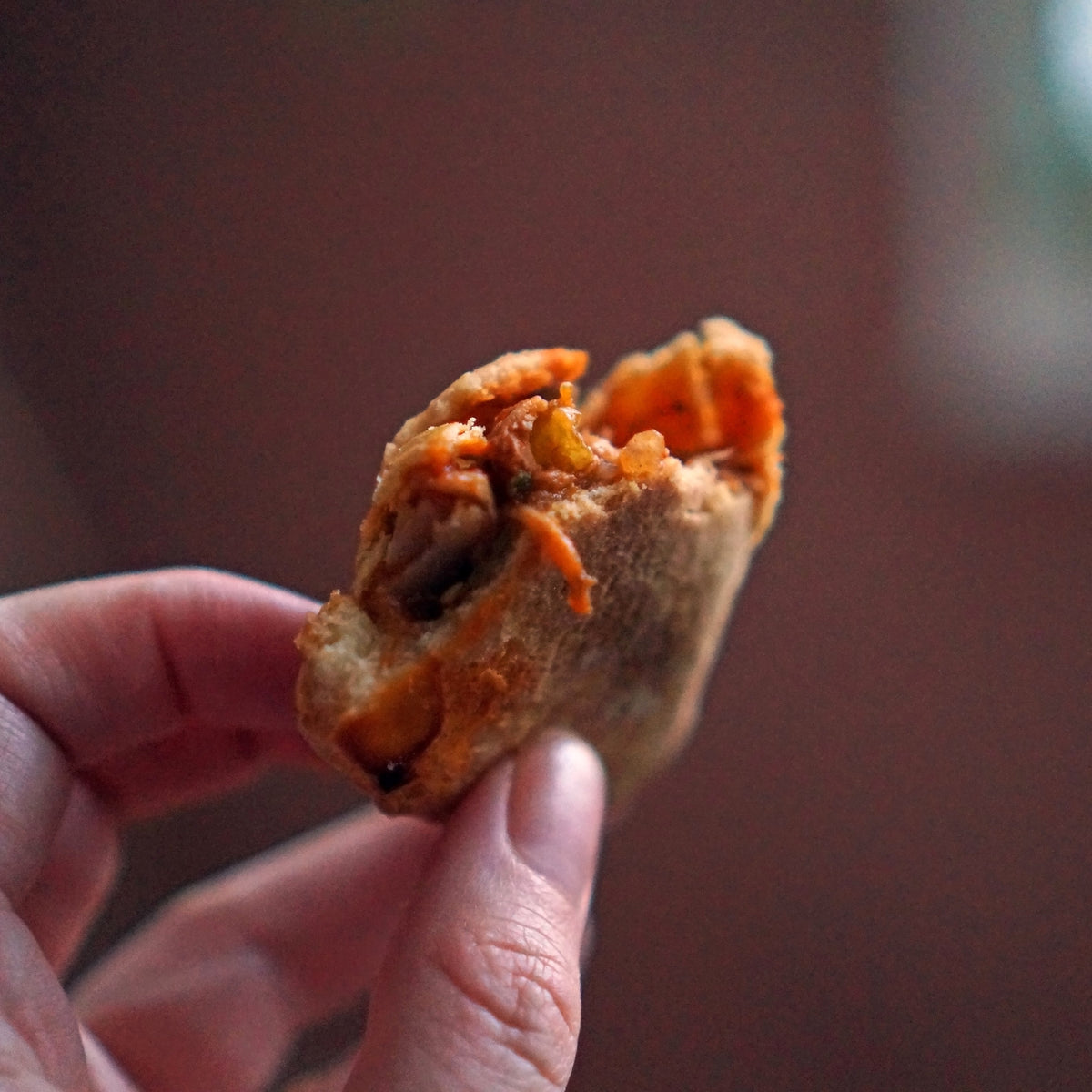 Wine & Food Killers Jackfruit Empanadas and Parajes del Valle Macabeo