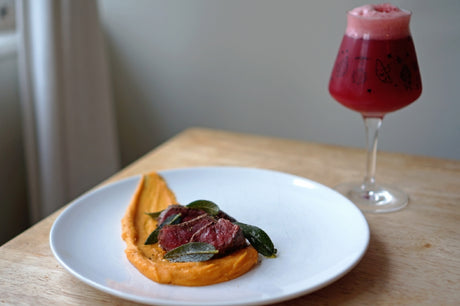 The Beer Lover’s Table: Venison Steaks with Sweet Potato Puree and Gipsy Hill x People Like Us Bramble Sour