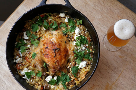 The Beer Lover’s Table: Oven-Cooked Chicken & Orzo and Saison Dupont