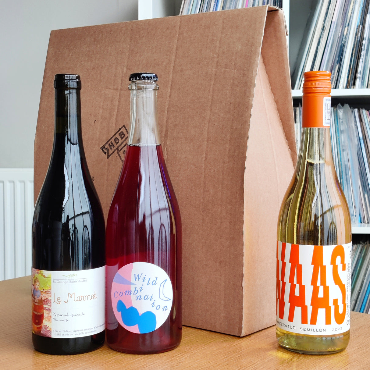 3 month pre-paid Natural Wine Killers GIFT wine box subscription-Hop Burns & Black