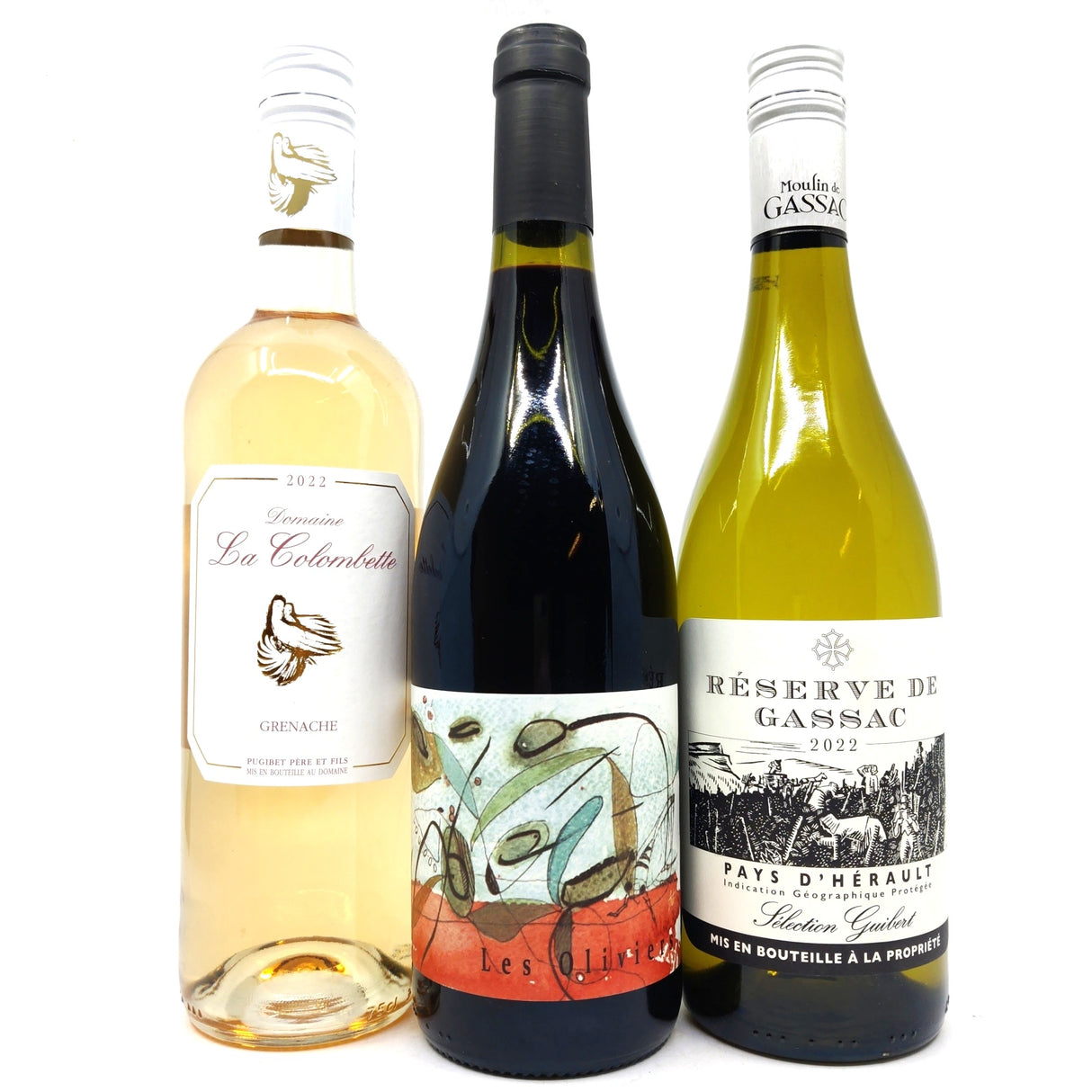 HB&B Classic Wines Assortment selection pack (3x 750ml)-Hop Burns & Black