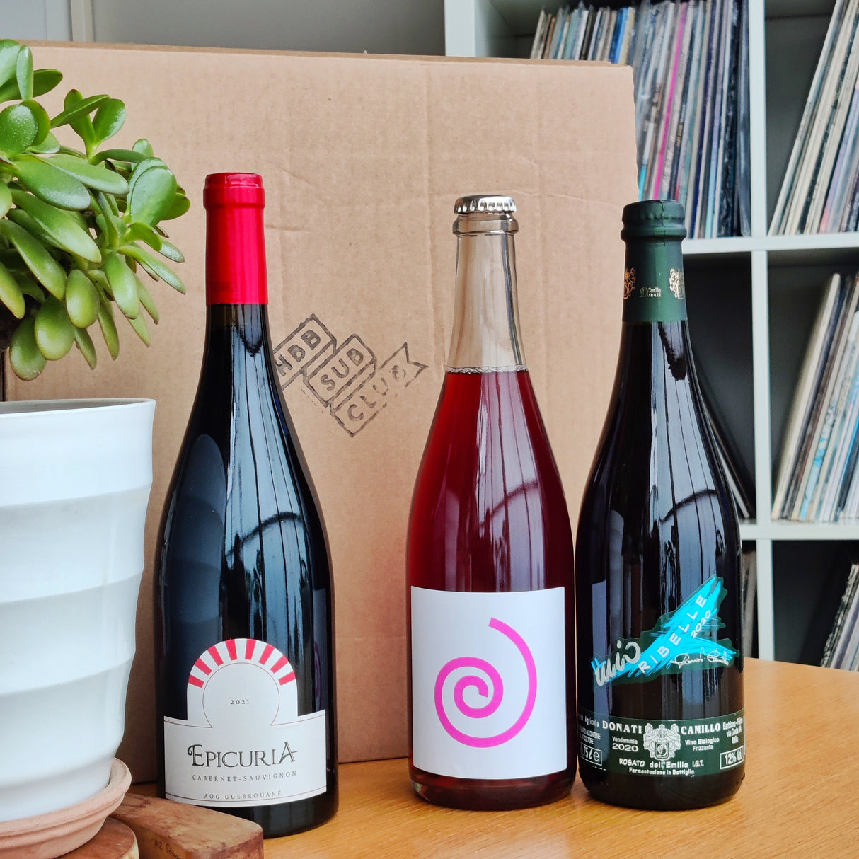 6 month pre-paid - HB&B Sub Club Natural Wine Killers wine subscription box-Hop Burns & Black