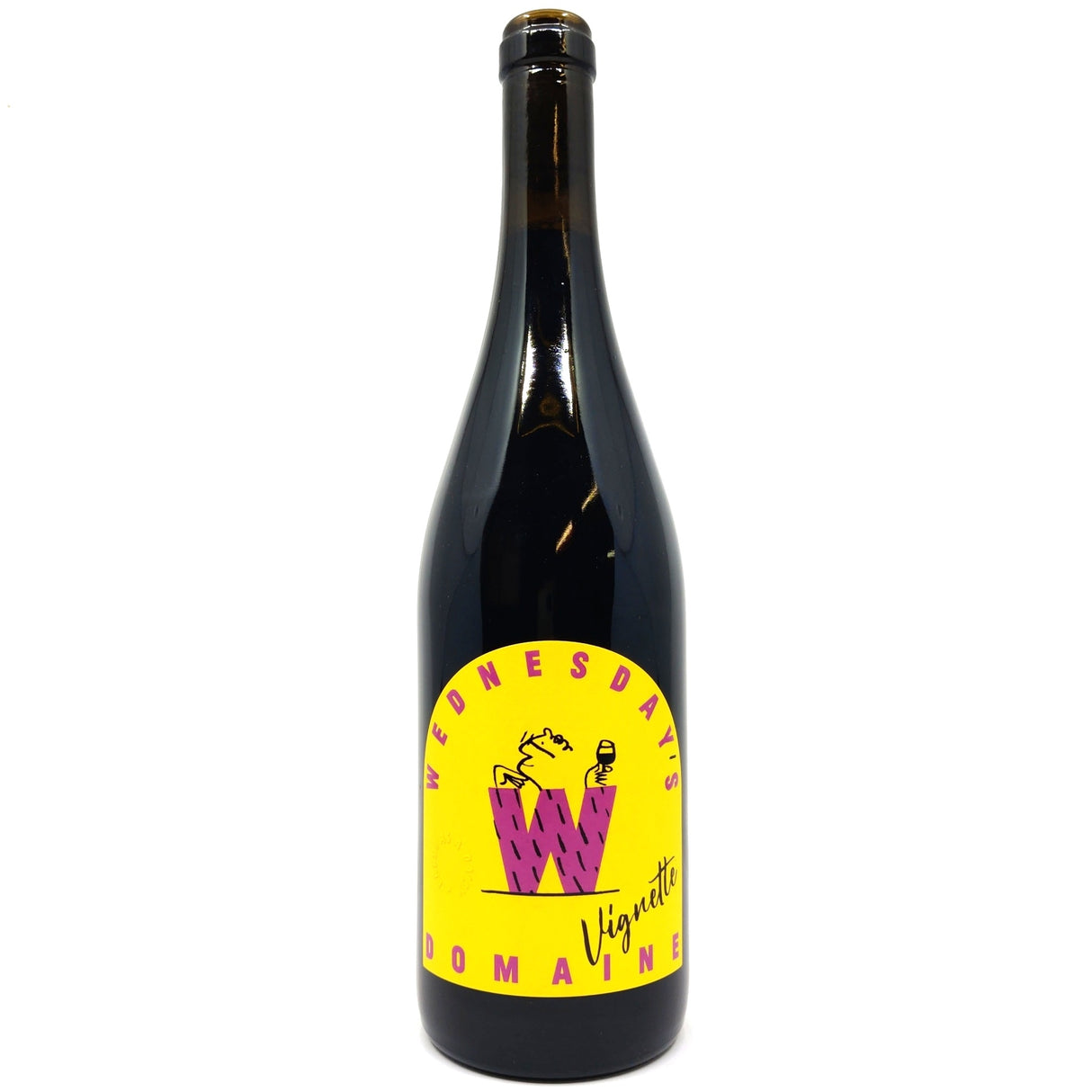 Wednesday's Domaine Vignette Alcohol-Free Red Wine 0.0% (750ml)-Hop Burns & Black