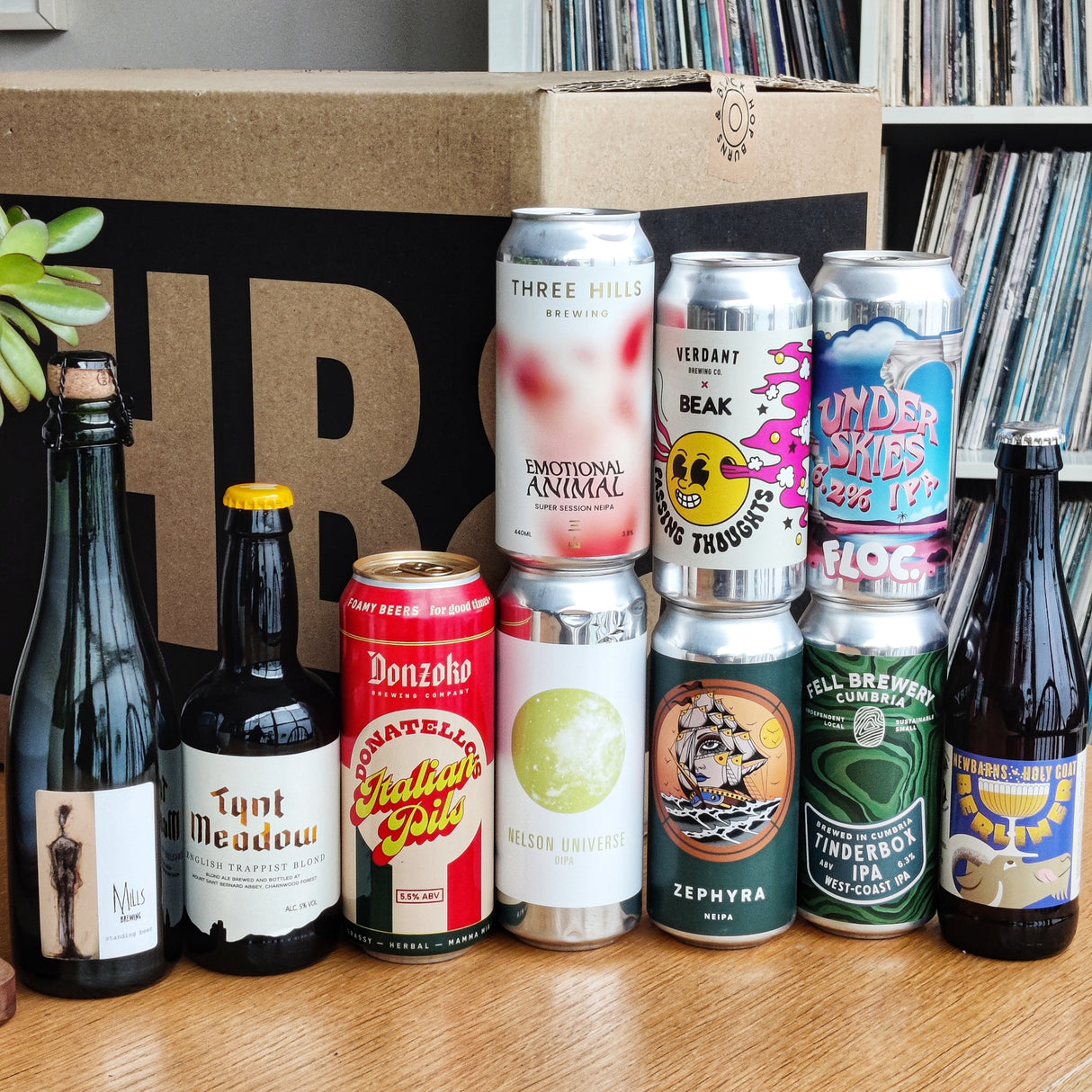 6 month pre-paid - HB&B Sub Club All Killer No Filler beer subscription box-Hop Burns & Black