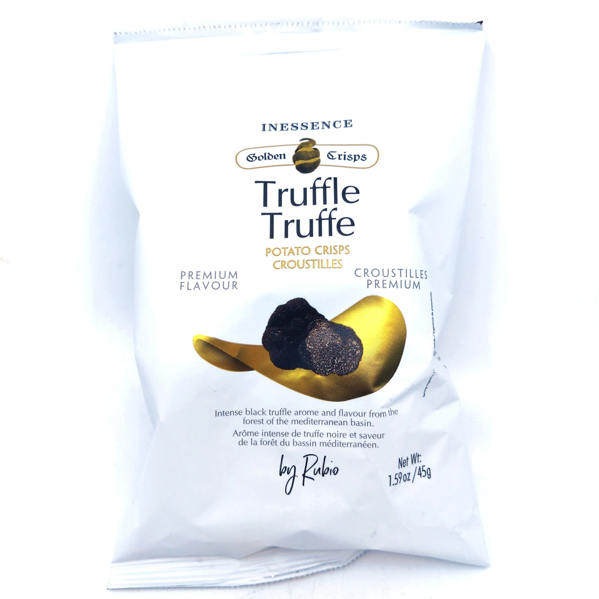 Inessence Black Truffle Crisps (45g)-Hop Burns & Black