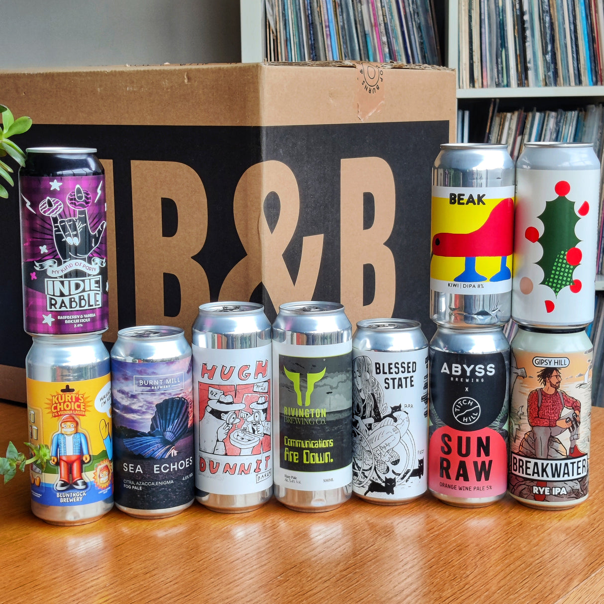 HB&B Sub Club All Killer No Filler beer subscription box-Hop Burns & Black