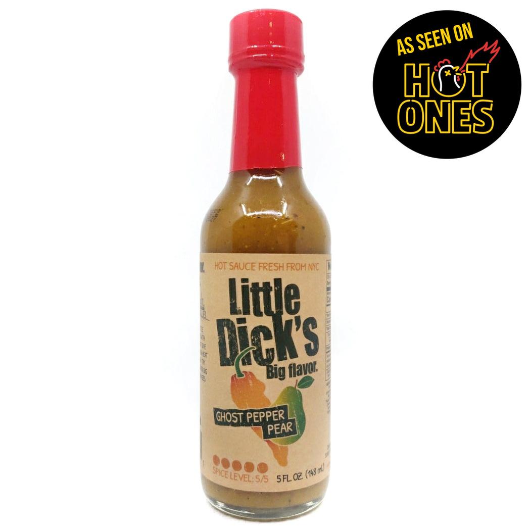 Little Dick's Ghost Pepper Pear Hot Sauce (148ml)-Hop Burns & Black