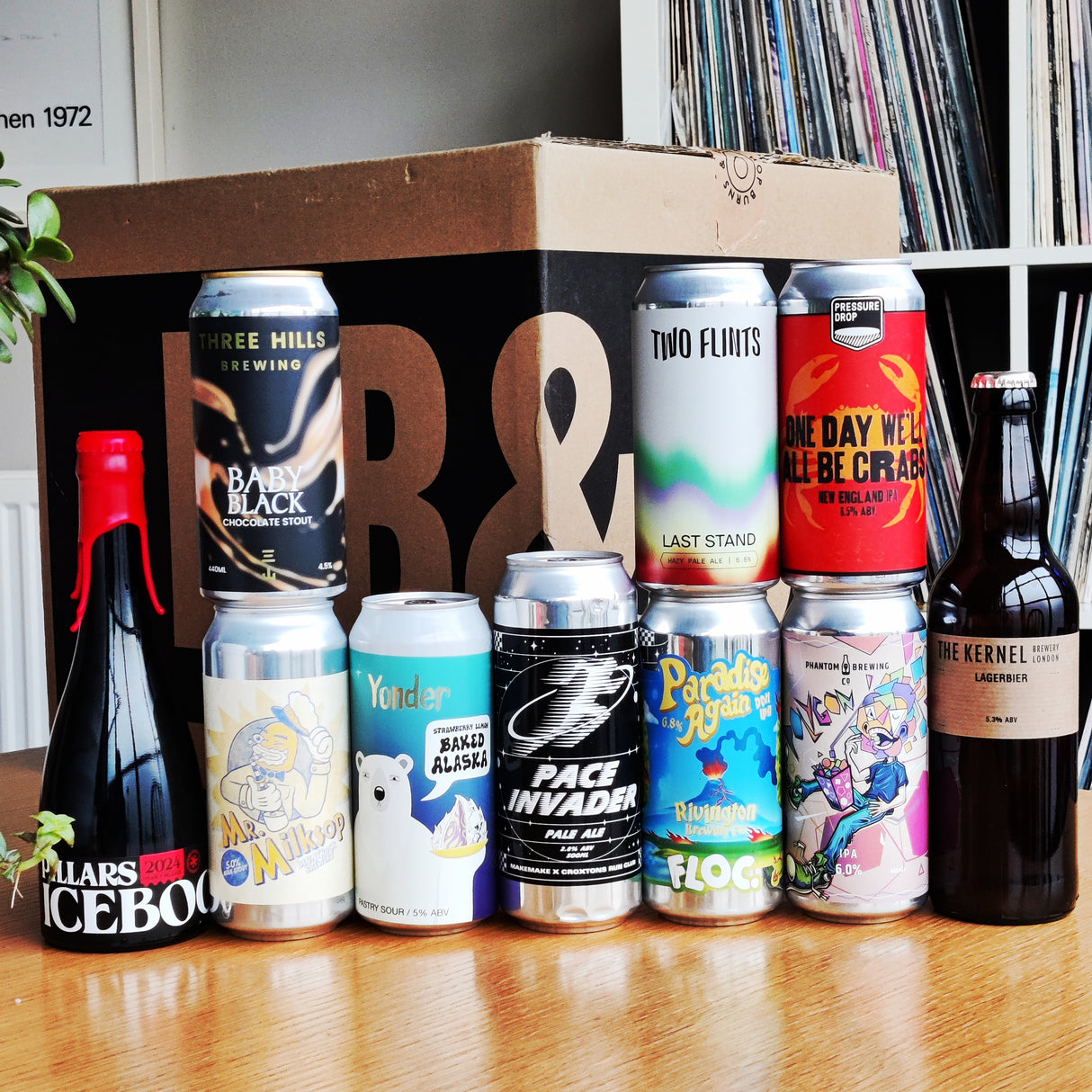3 month pre-paid - HB&B Sub Club All Killer No Filler beer subscription box-Hop Burns & Black