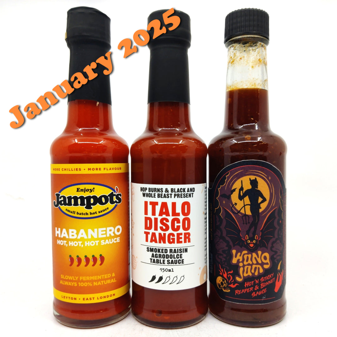 Quarterly - HB&B Sub Club Burns Box hot sauce subscription-Hop Burns & Black