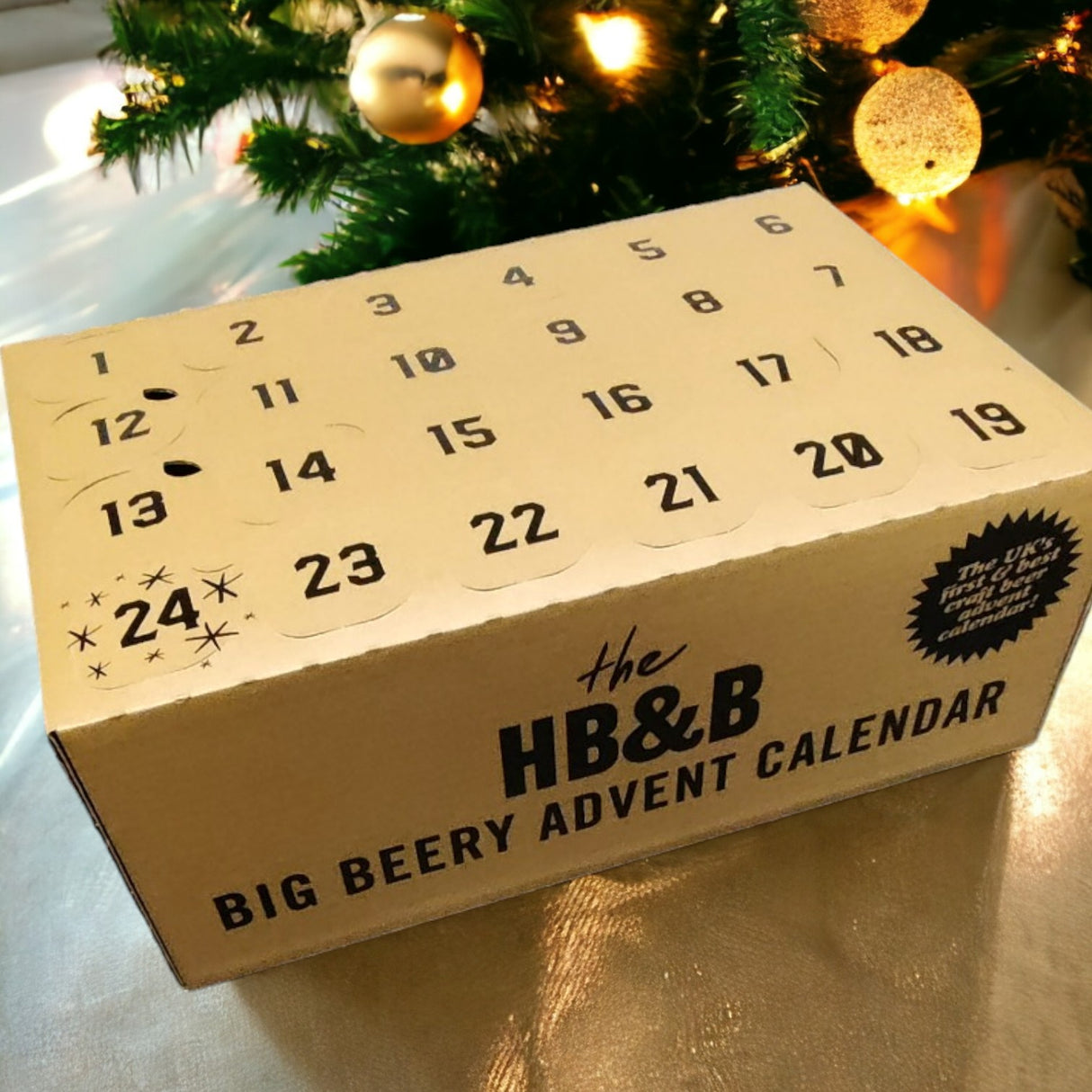 The HB&B Big Beery Premium Craft Beer Advent Calendar 2025 (24-can box)-Hop Burns & Black