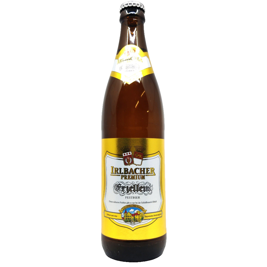 Irlbacher Premium Exzellent Festbier 5.6% (500ml)-Hop Burns & Black