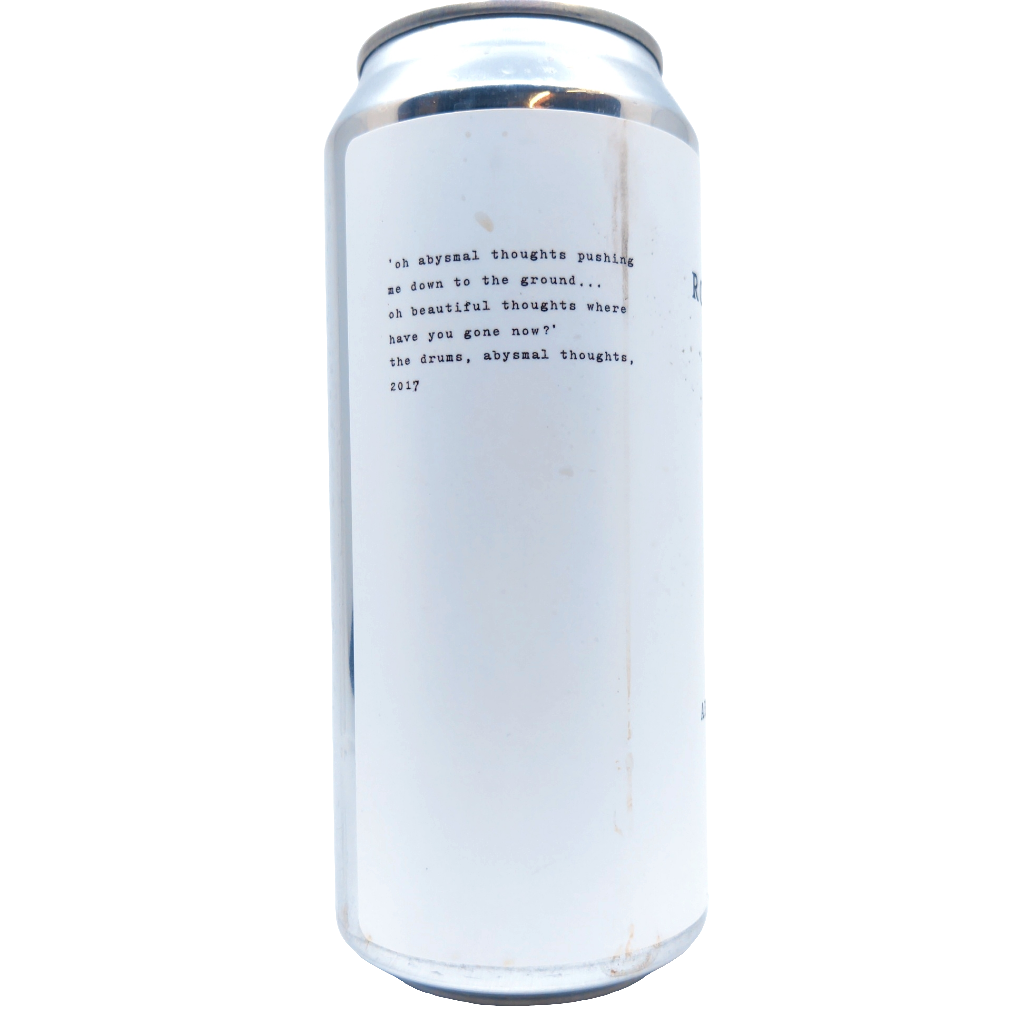 Root & Branch Abysmal Thoughts Double IPA 8% (473ml can)-Hop Burns & Black
