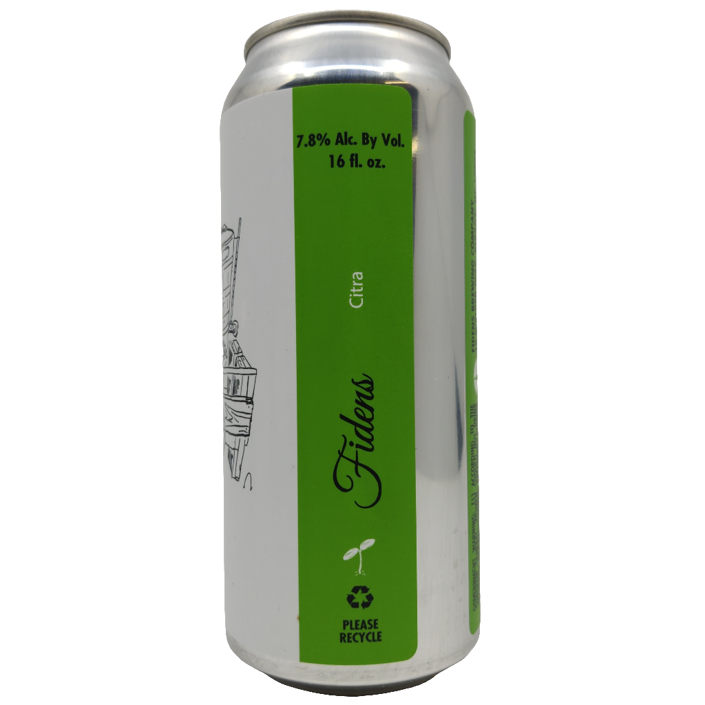 Fidens Jasper Double IPA 8% (472ml can)-Hop Burns & Black
