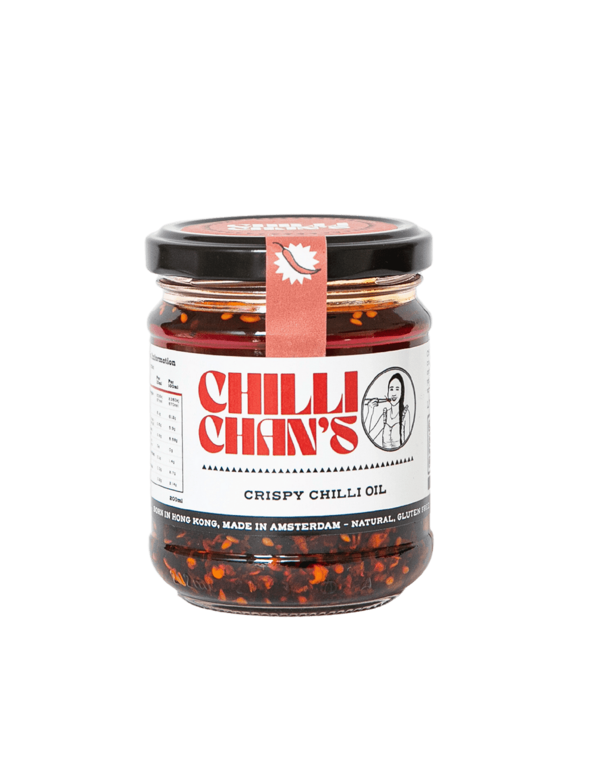 Chilli Chan's Chilli Oil (100ml)-Hop Burns & Black