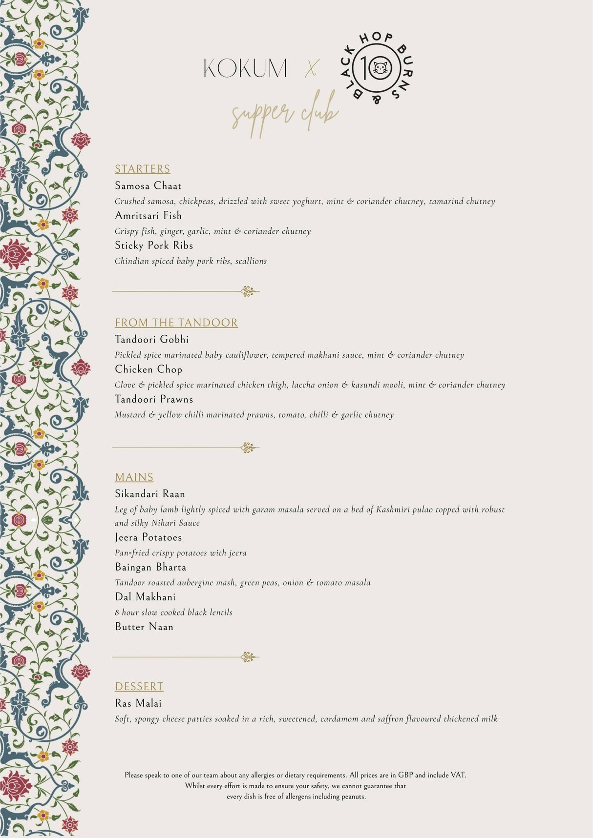 Hop Burns & Black x KOKUM Natural Wine Supper Club - ticket-Hop Burns & Black