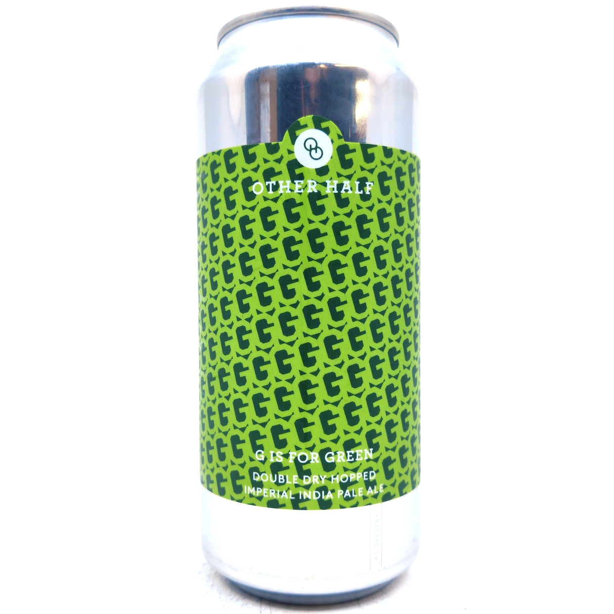 Other Half G Is For Green Double IPA 8.5% (473ml can)-Hop Burns & Black