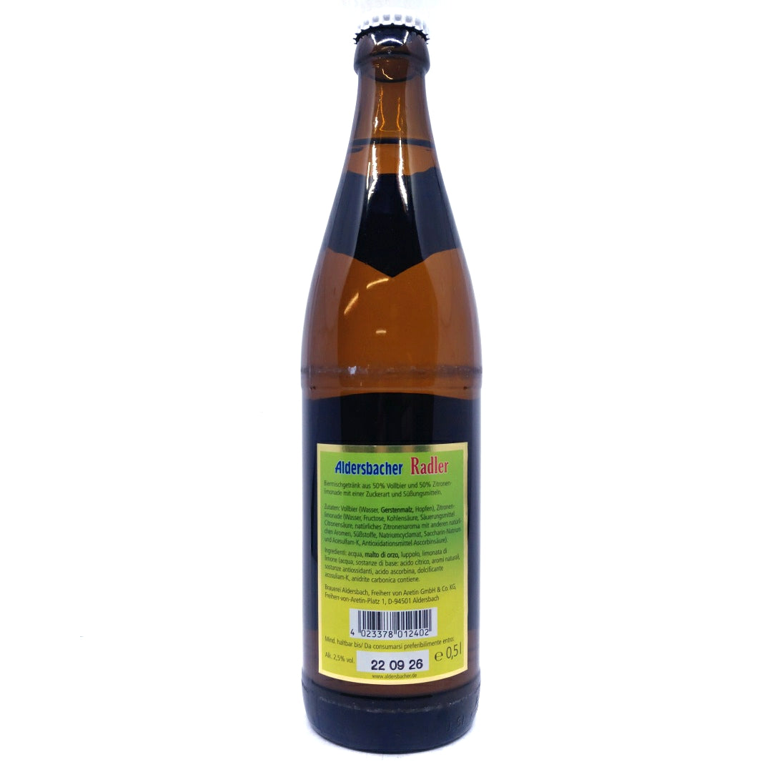 Aldersbacher Radler 3% (500ml)-Hop Burns & Black