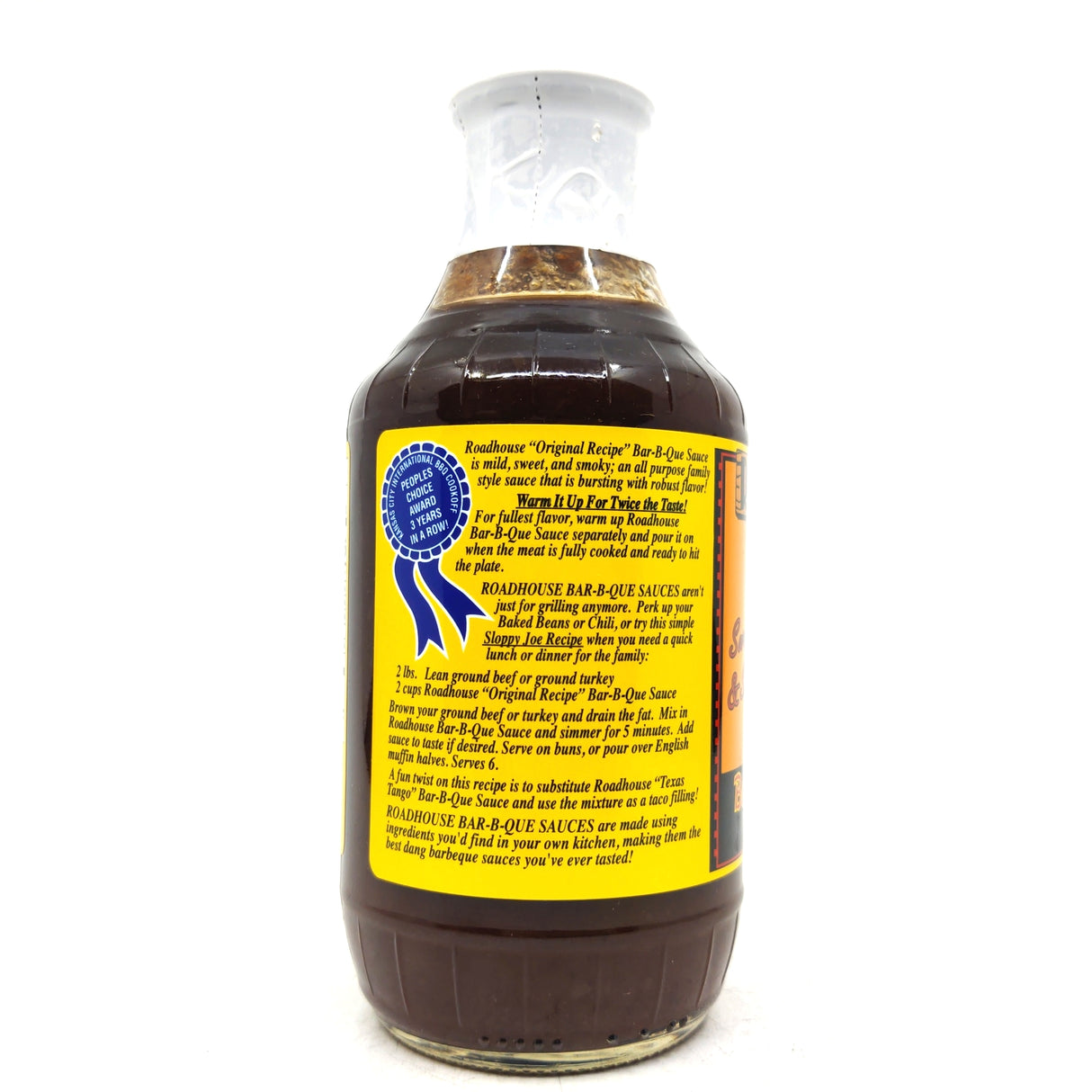 Roadhouse Original Bar-B-Que Sauce (538g)-Hop Burns & Black