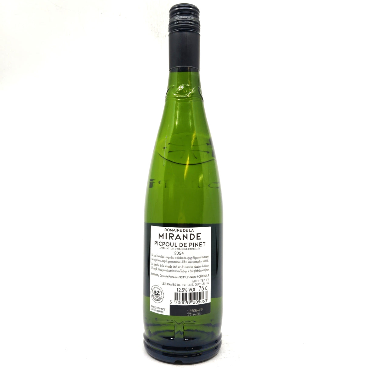 Chateau de la Mirande Picpoul de Pinet 2024 12.5% (750ml)-Hop Burns & Black