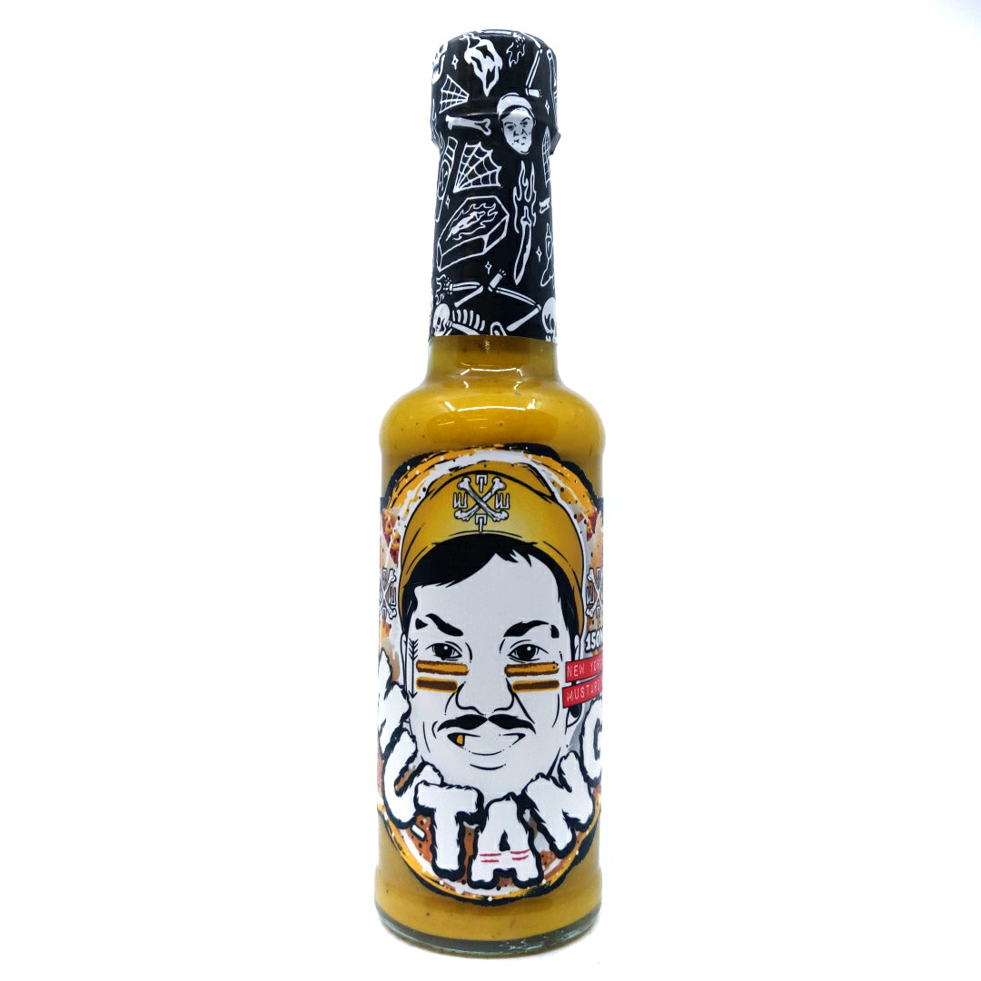 Tubby Tom's Mu-Tang American-Style Mustard Hot Sauce (150g)-Hop Burns & Black