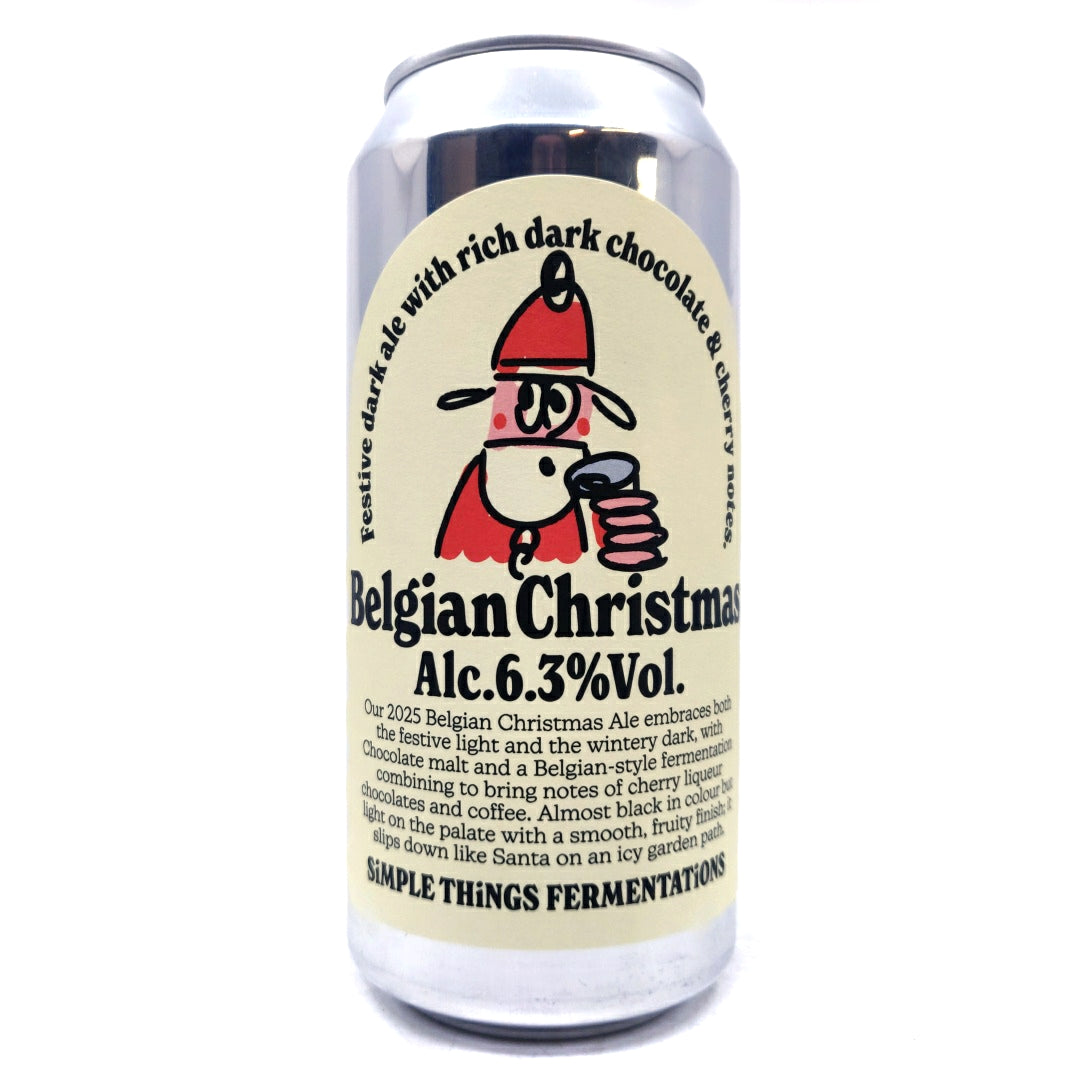 Simple Things Fermentations Belgian Christmas 2025 6.3% (440ml can)-Hop Burns & Black