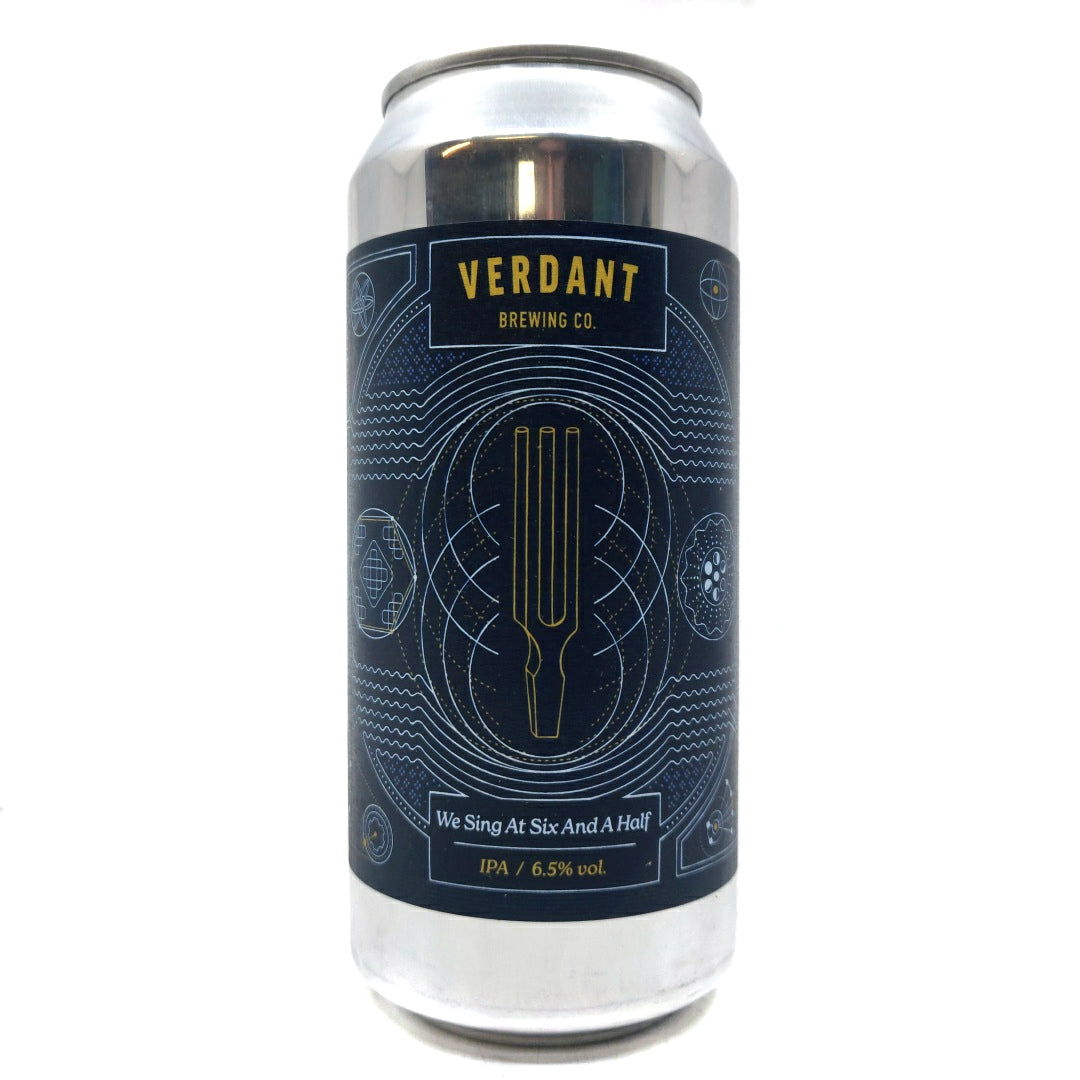 Verdant We Sing At Six And A Half IPA 6.5% (440ml can)-Hop Burns & Black