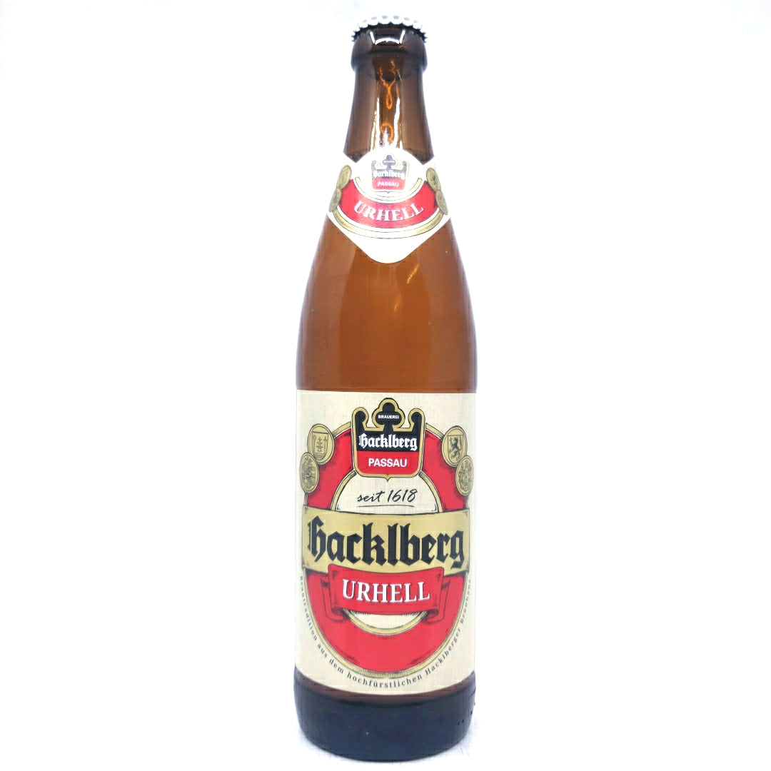 Hacklberg Urhell 4.9% (500ml)-Hop Burns & Black