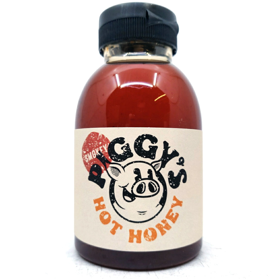 Piggy's Smokey Hot Honey (350g)-Hop Burns & Black
