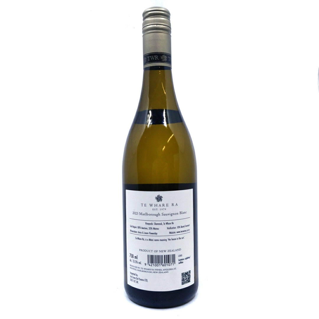 Te Whare Ra Sauvignon Blanc 2024 12.5% (750ml)-Hop Burns & Black