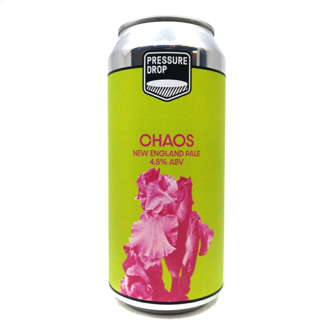 Pressure Drop Chaos New England IPA 4.8% (440ml can)-Hop Burns & Black