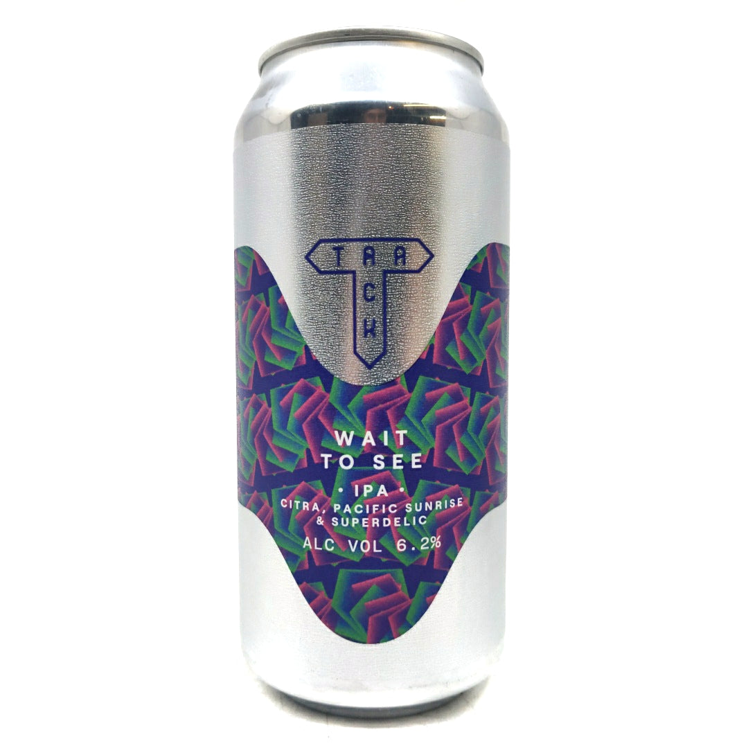 Track Wait To See IPA 6.2% (440ml can)-Hop Burns & Black