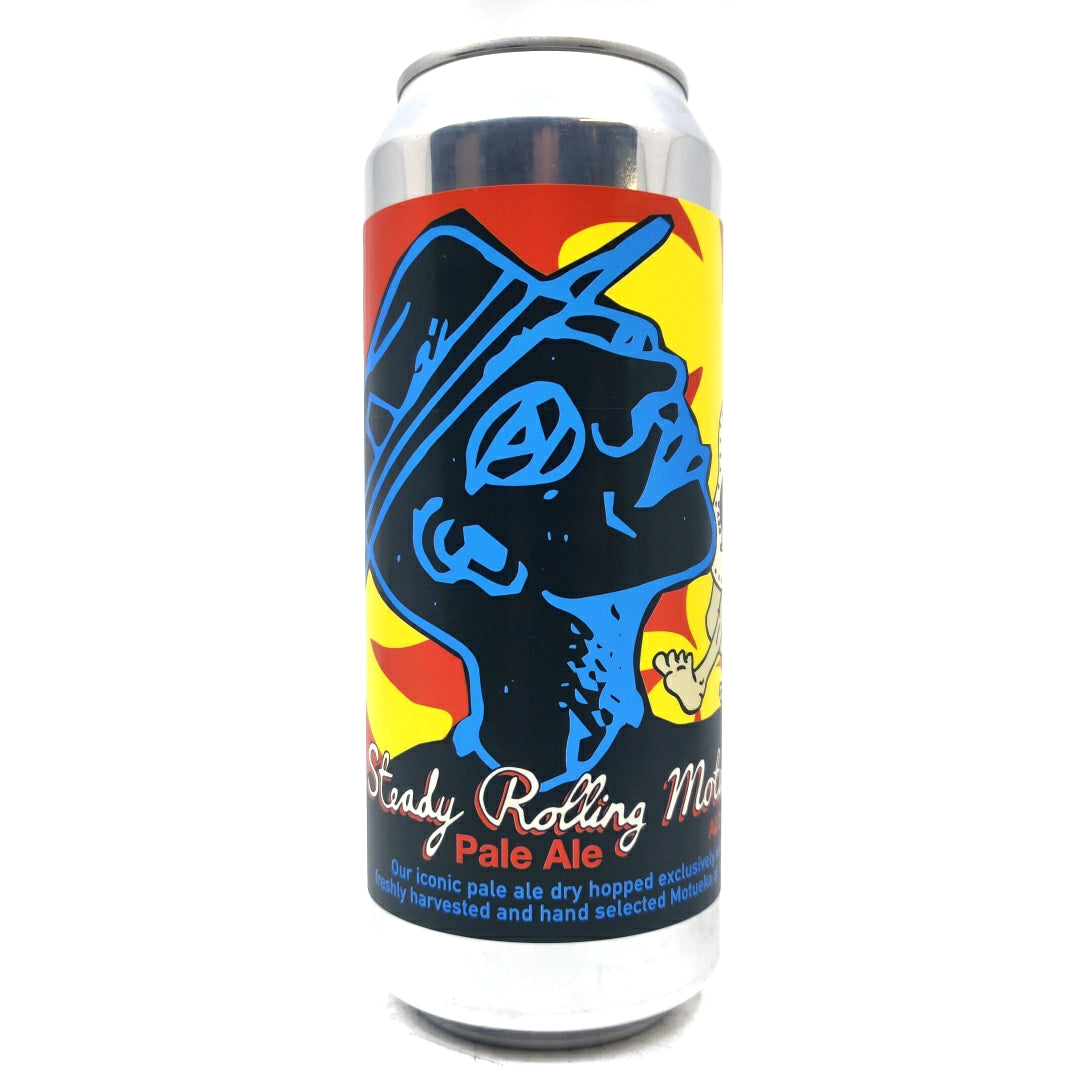 DEYA Steady Rolling Motueka Pale Ale 5.2% (500ml can)-Hop Burns & Black