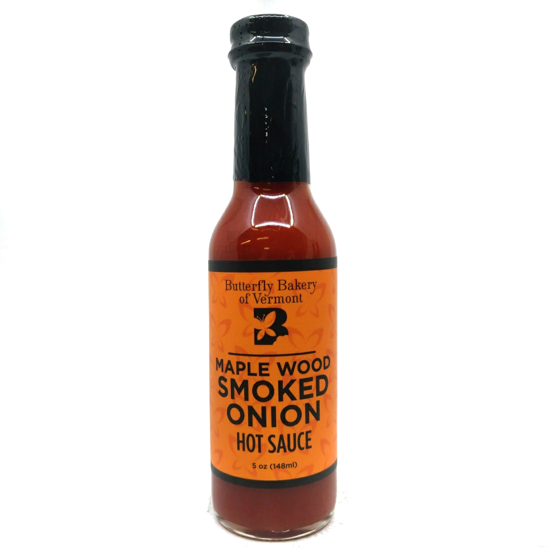 Butterfly Bakery Maple Wood Smoked Onion Hot Sauce (148ml)-Hop Burns & Black