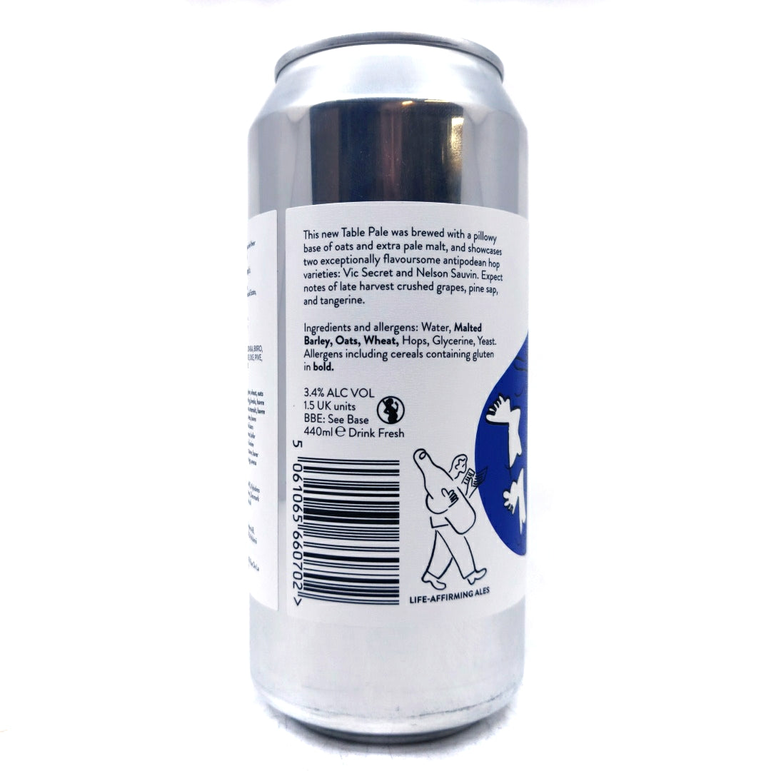 Beak Brewery Waves Table Pale 3.4% (440ml can)-Hop Burns & Black