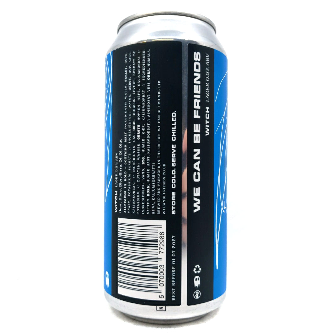We Can Be Friends Witch Alcohol Free Lager 0.5% (440ml can)