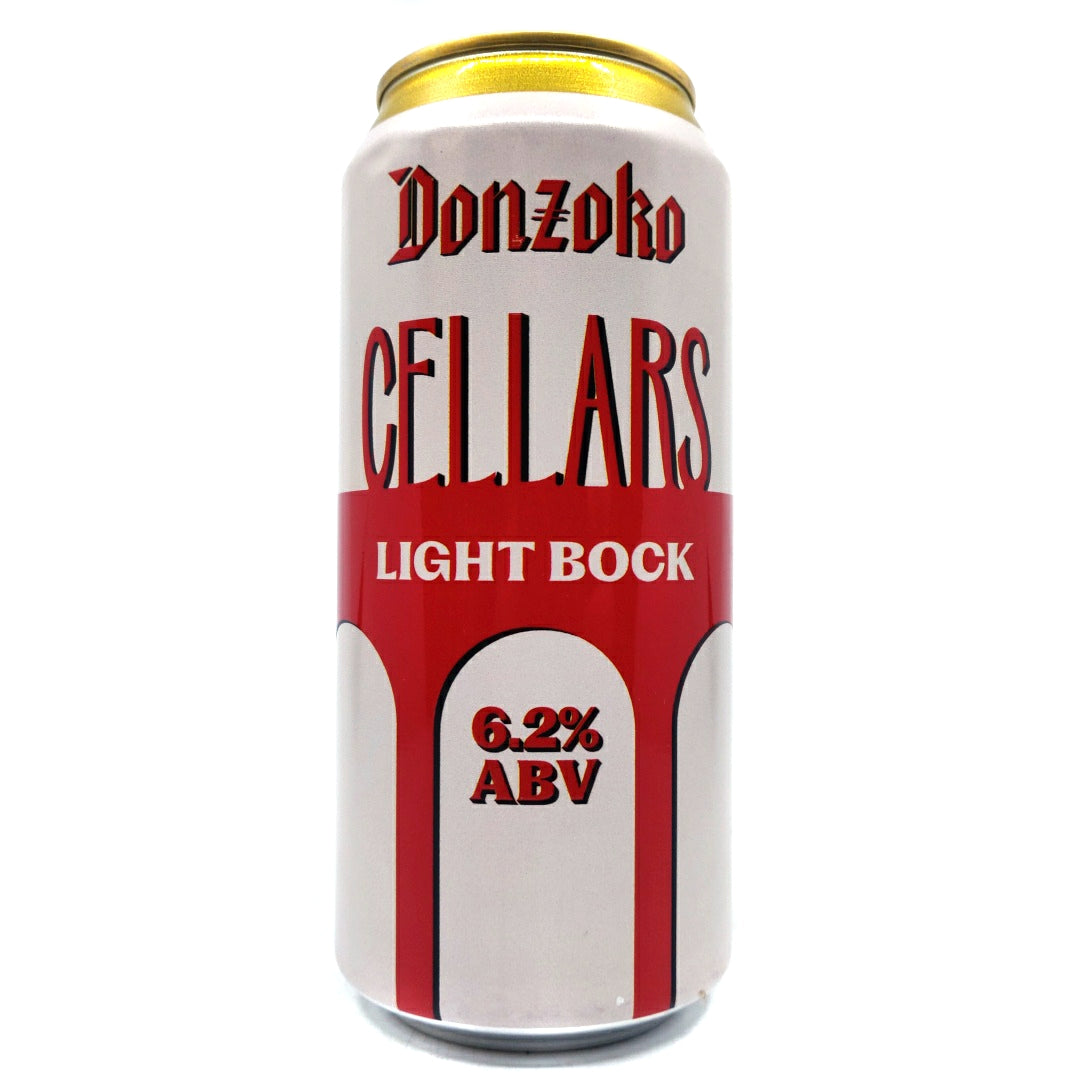 Donzoko Cellars Light Bock 6.2% (440ml can)-Hop Burns & Black
