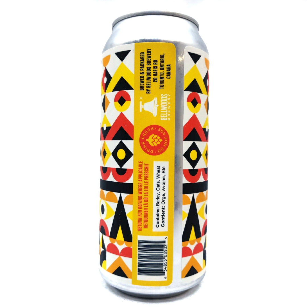 Bellwoods Jelly King Mango Margarita Dry Hopped Sour Ale 4.5% (473ml can)-Hop Burns & Black