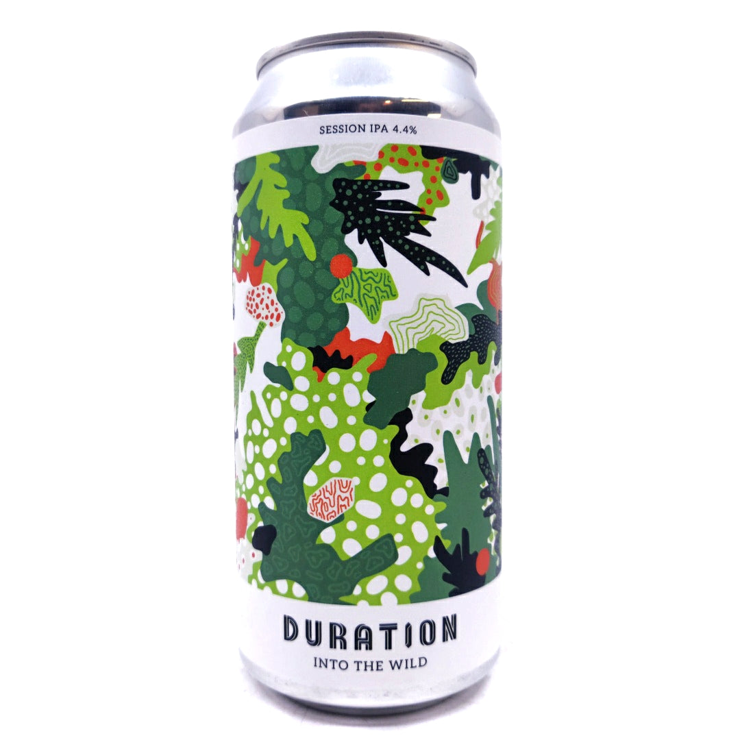 Duration Into The Wild Session IPA 4.4% (440ml can)-Hop Burns & Black