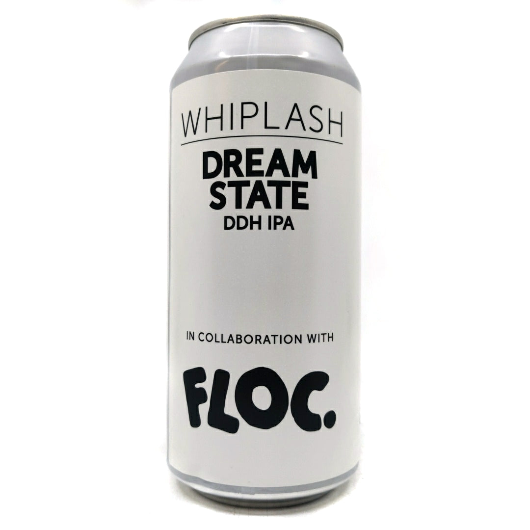 Whiplash x Floc Dream State IPA 6.5% (440ml can)-Hop Burns & Black