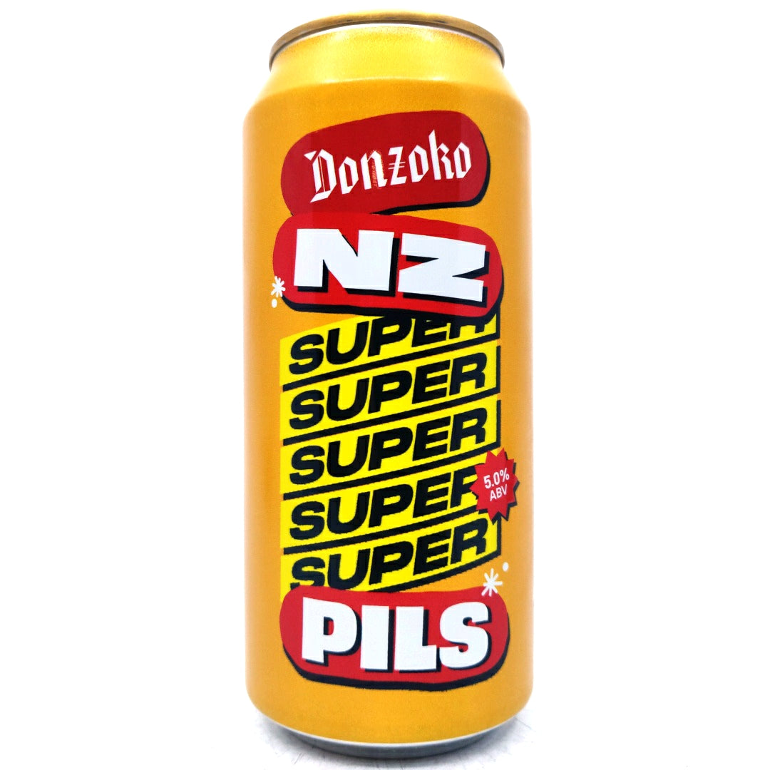 Donzoko NZ Super Pils Lager 5% (440ml can)