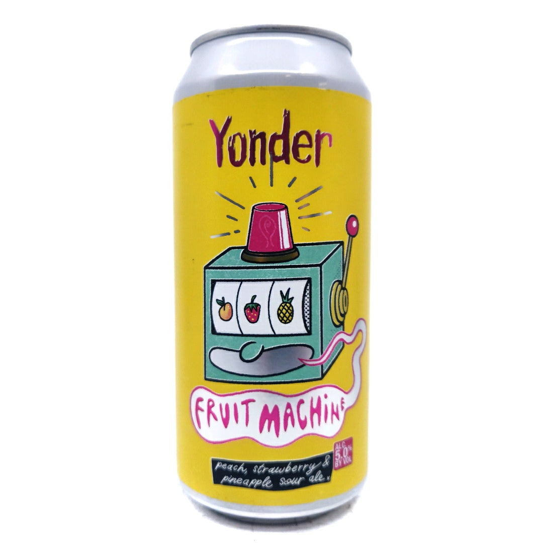 Yonder Fruit Machine Sour 5% (440ml can)-Hop Burns & Black