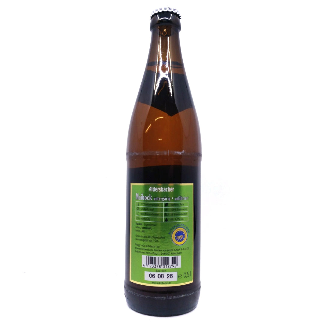 Aldersbacher Maibock 7% (500ml)-Hop Burns & Black