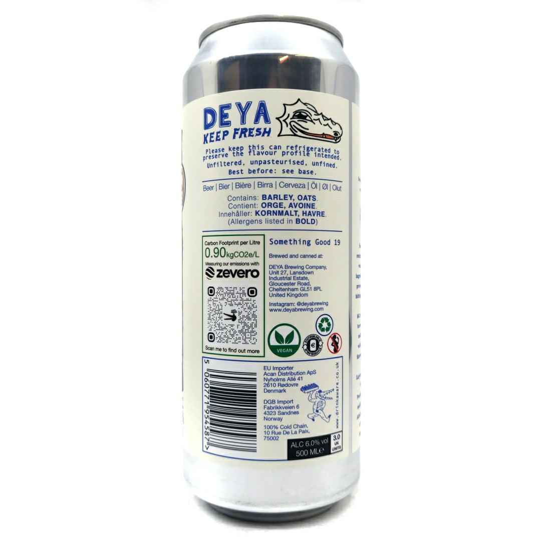 DEYA Something Good 19 IPA 6% (500ml can)-Hop Burns & Black