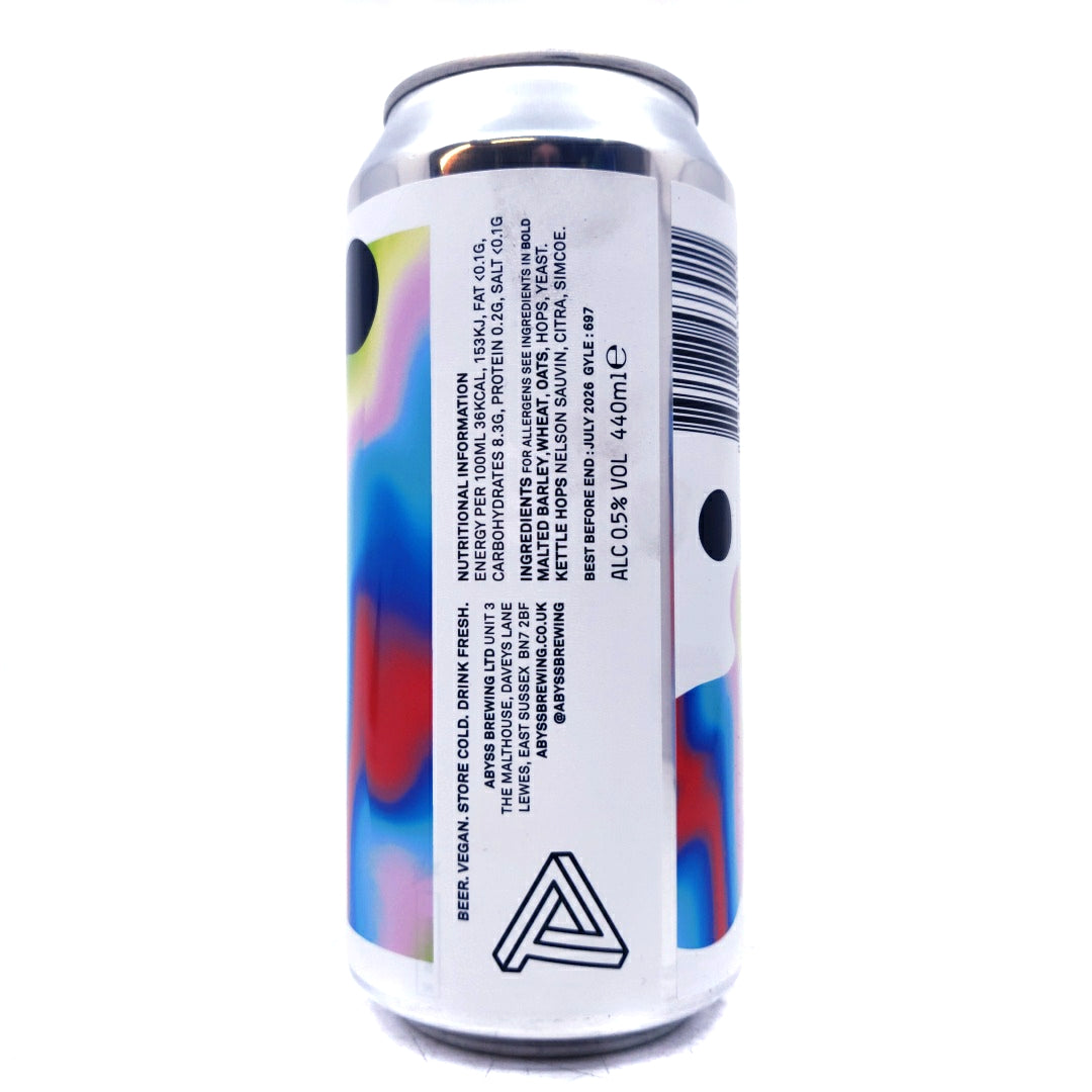 Abyss Brewing Micro Dose Alcohol-free IPA 0.5 (440ml can)-Hop Burns & Black