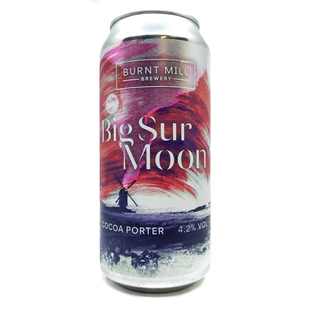 Burnt Mill Big Sur Moon Porter 4.2% (440ml can)-Hop Burns & Black