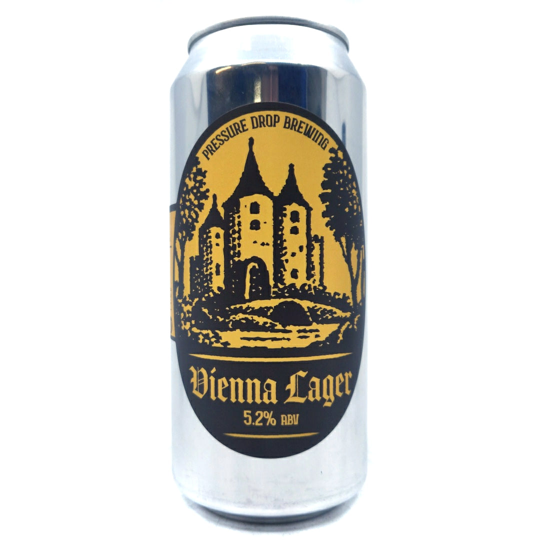 Pressure Drop Vienna Lager 5.2% (440ml can)-Hop Burns & Black