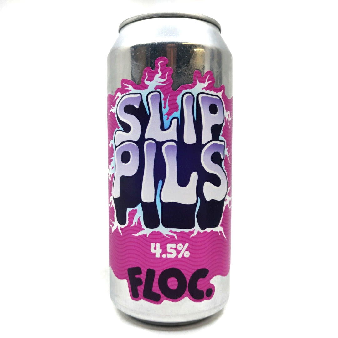 Floc Brewing Slip PIls 4.5% (440ml can)-Hop Burns & Black