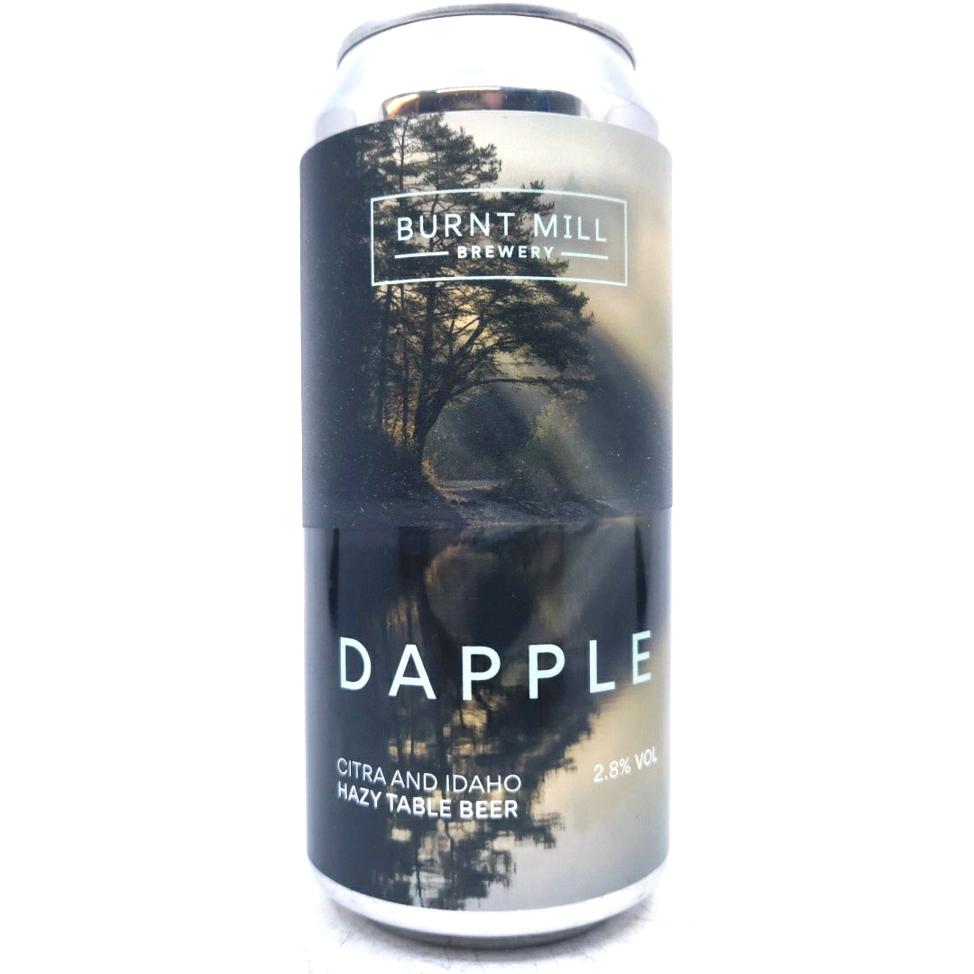 Burnt Mill Dapple Table Beer 2.8% (440ml can)-Hop Burns & Black