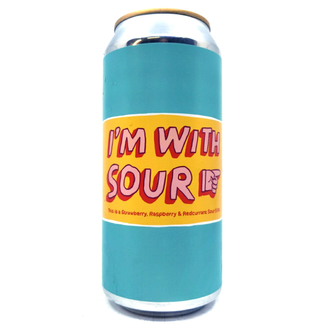 Pretty Decent I'm With Sour 5.5% (440ml can)-Hop Burns & Black